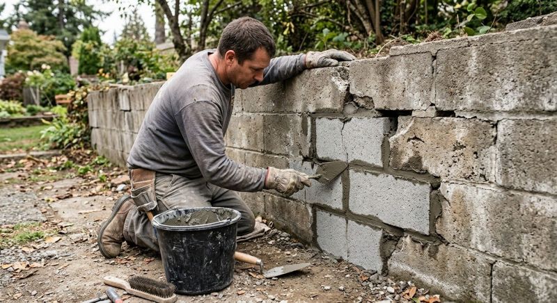 Block Wall Repair in Antrim County, MI
