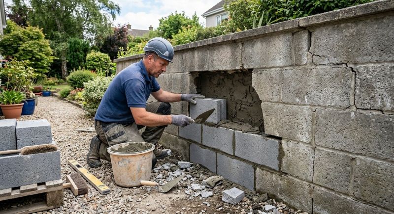 Block Wall Repair in Boyne City, MI