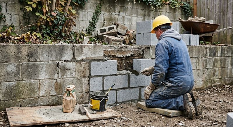 Block Wall Repair in Grayling, MI