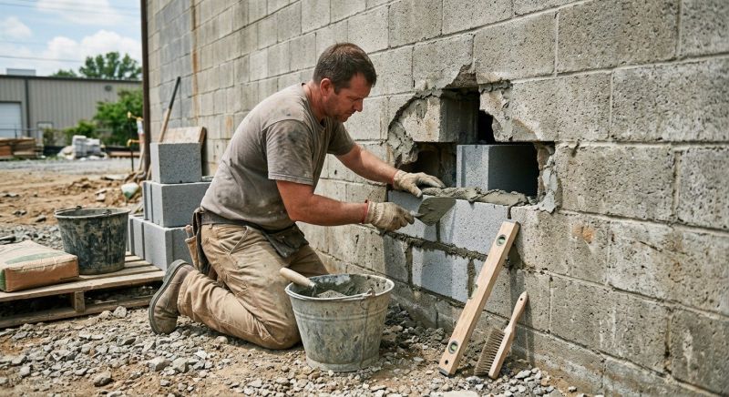 Block Wall Repair in Mancelona, MI