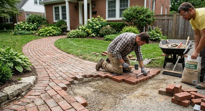 Brick Driveway Repair in Gaylord, MI