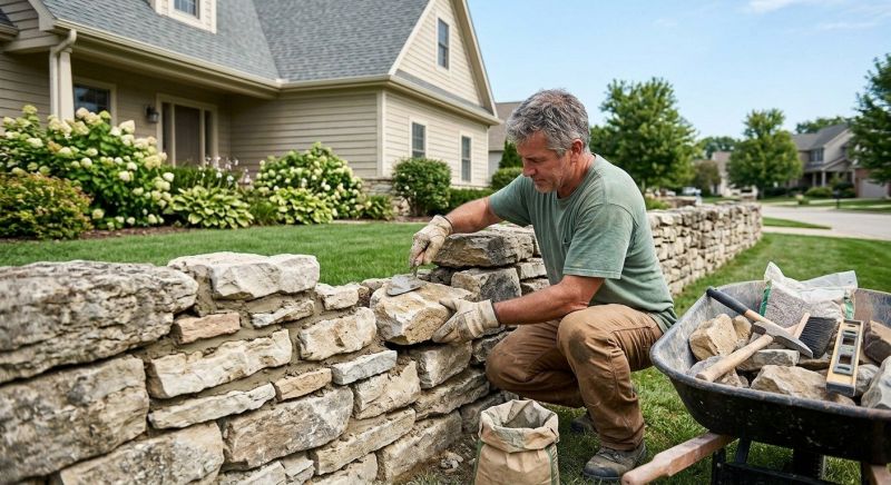 Brick Fence Repair in Gaylord, MI