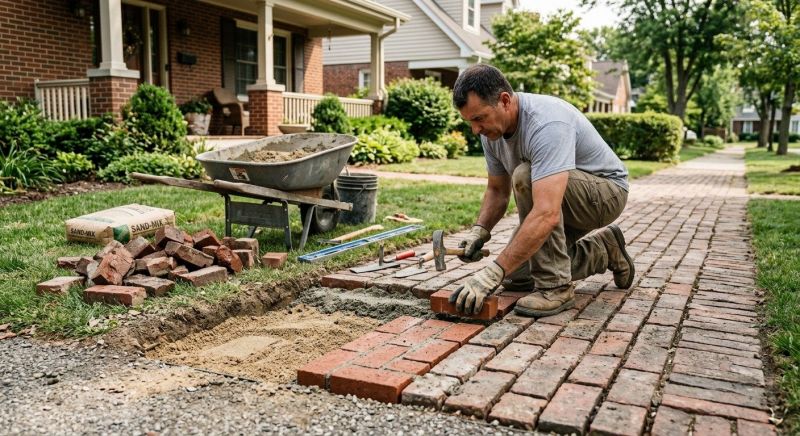 Brick Flatwork Repair in Wolverine, MI