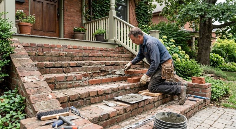 Brick Repair in Alba, MI