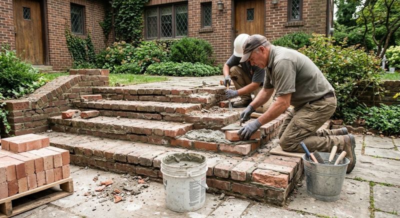 Brick Stairs Repair in Gaylord, MI