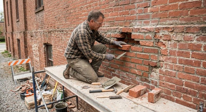 Brick Stairs Repair in Mancelona, MI