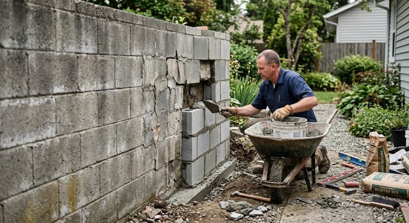 Cement Block Repair in Gaylord, MI