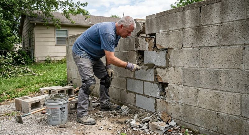 Concrete Block Repair in Mancelona, MI