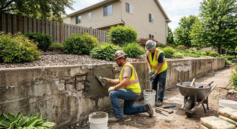 Retaining Wall Repair in Wolverine, MI