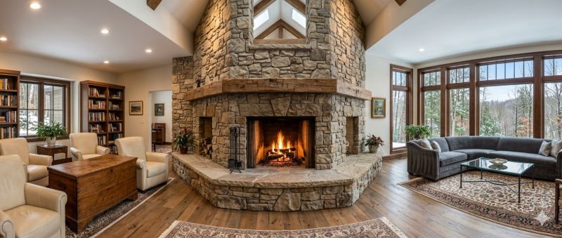 Stone Chimney Installation in Alba, MI