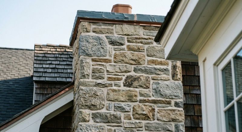 Stone Chimney Installation in Mancelona, MI