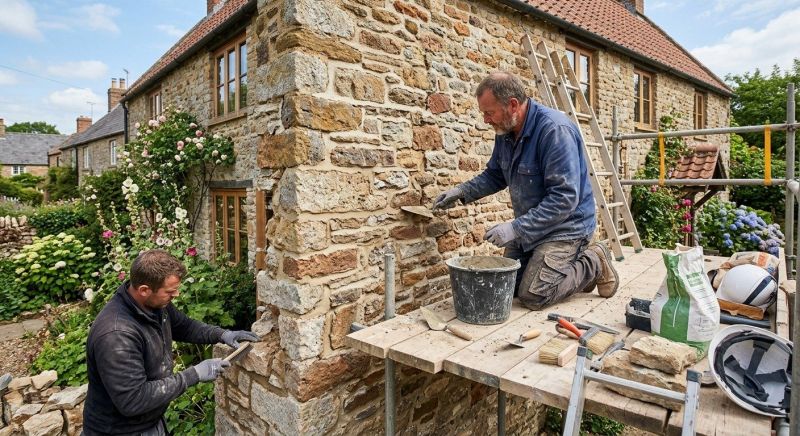 Stone Masonry Repair in Alba, MI