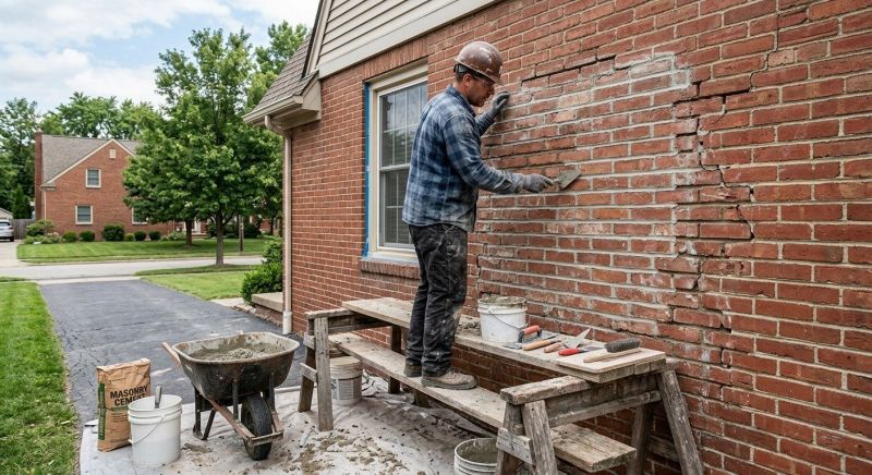 Stone Masonry Repair in Johannesburg, MI