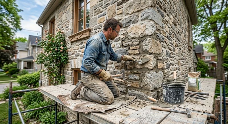 Stone Masonry Repair in Lewiston, MI
