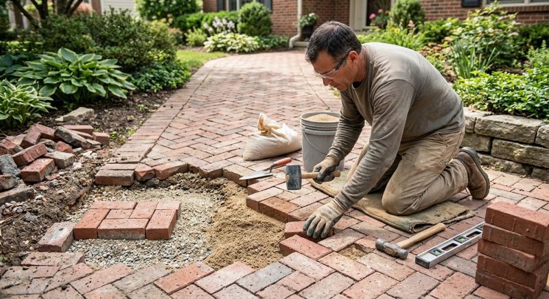 Brick Hardscape Repair