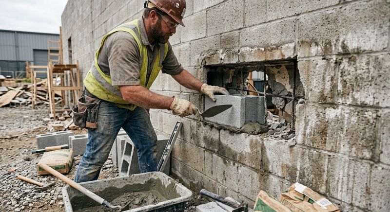 Cement Block Repair