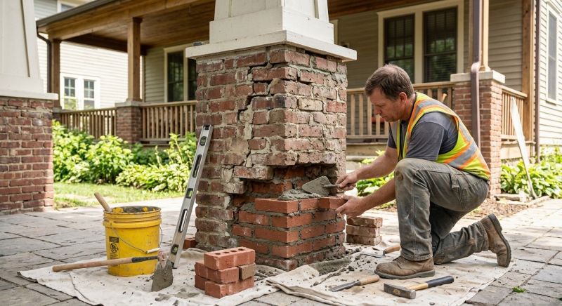 Brick Restoration in Lewiston, MI