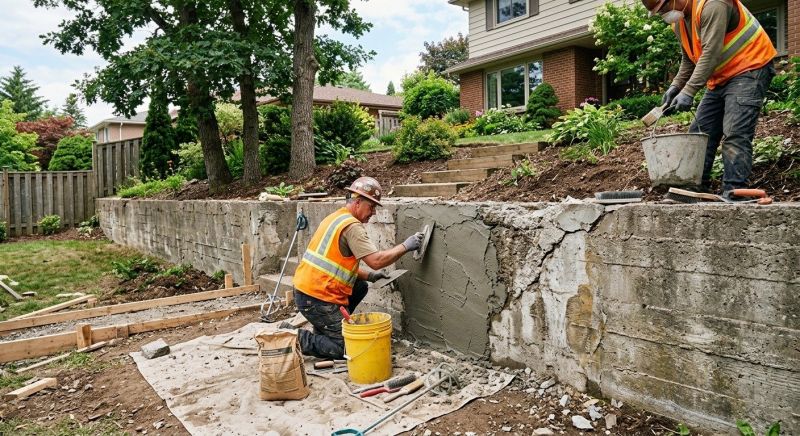 Retaining Wall Repair in Mancelona, MI